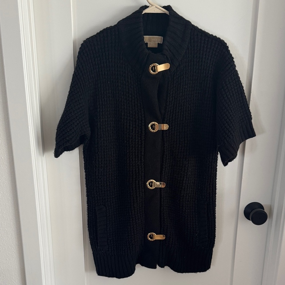 Michael Kors Black Knit Cardigan